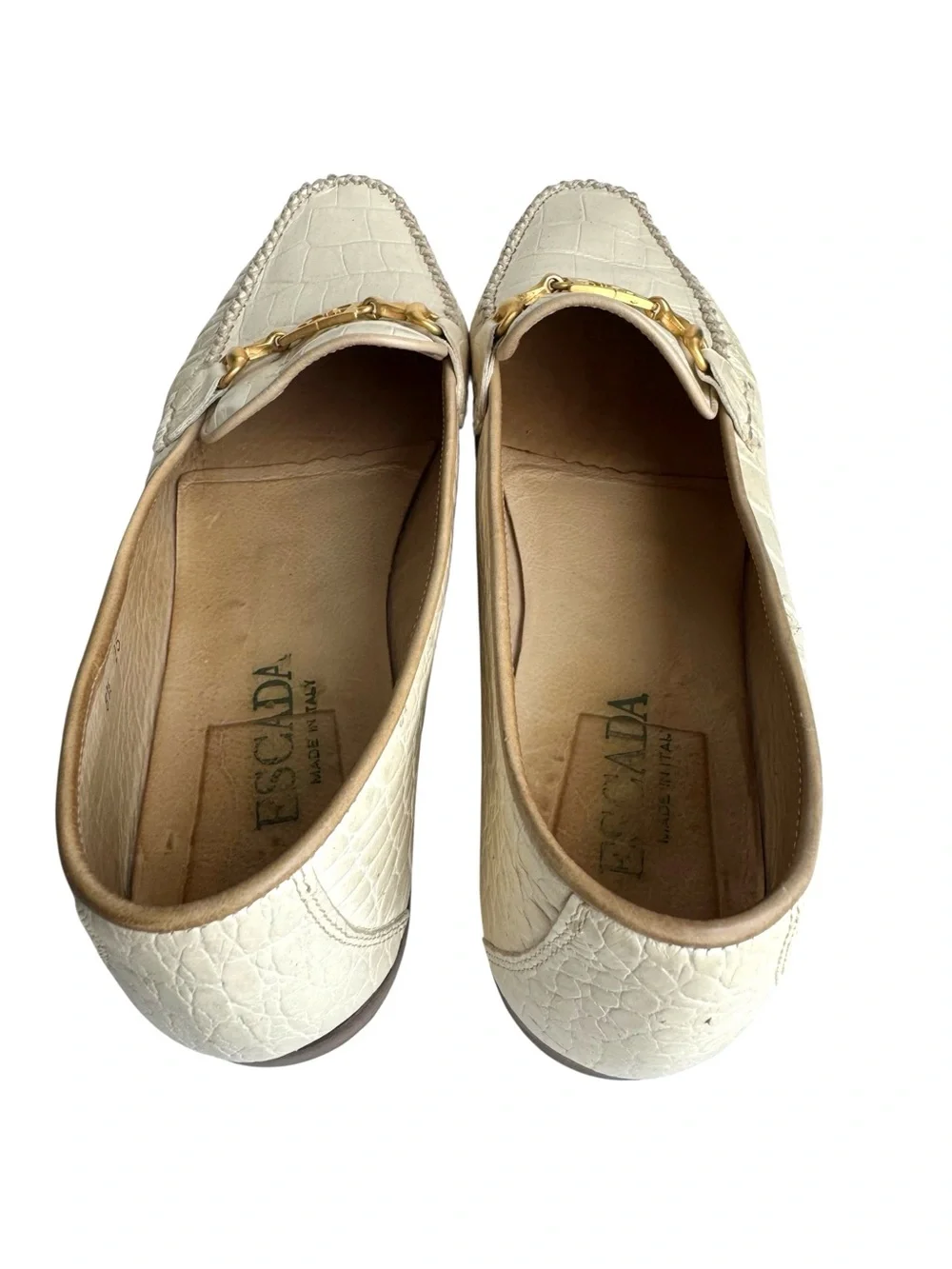 Escada croc embossed
